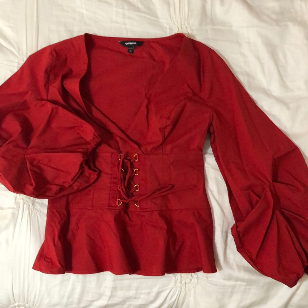 Sexy Puffy Sleeve Top